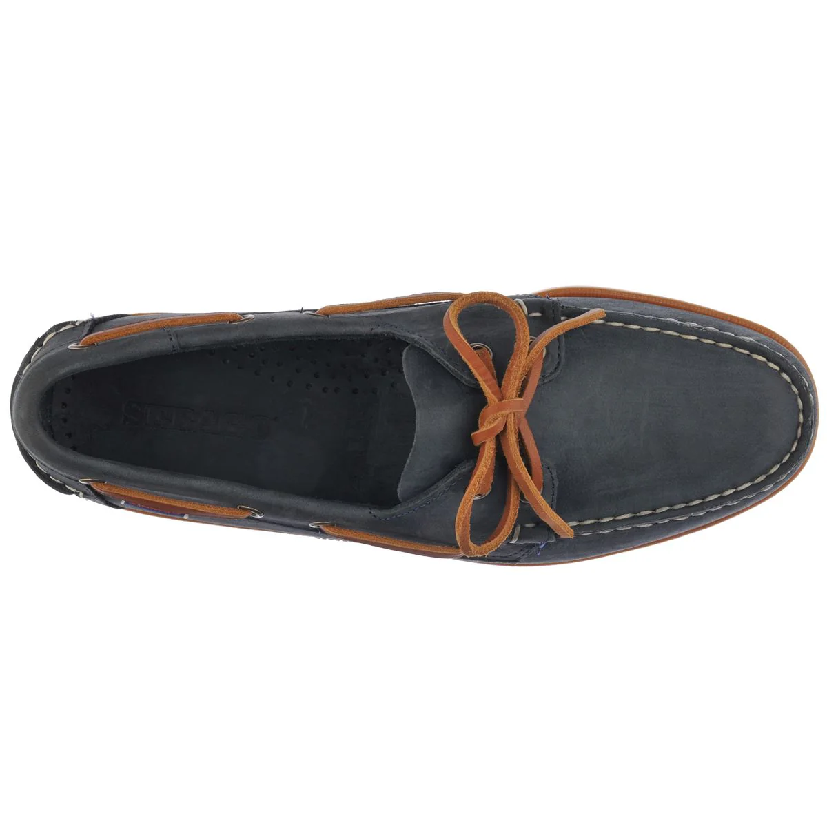 Docksides Portland Crazy H - Navy Brown Tan - Image 3