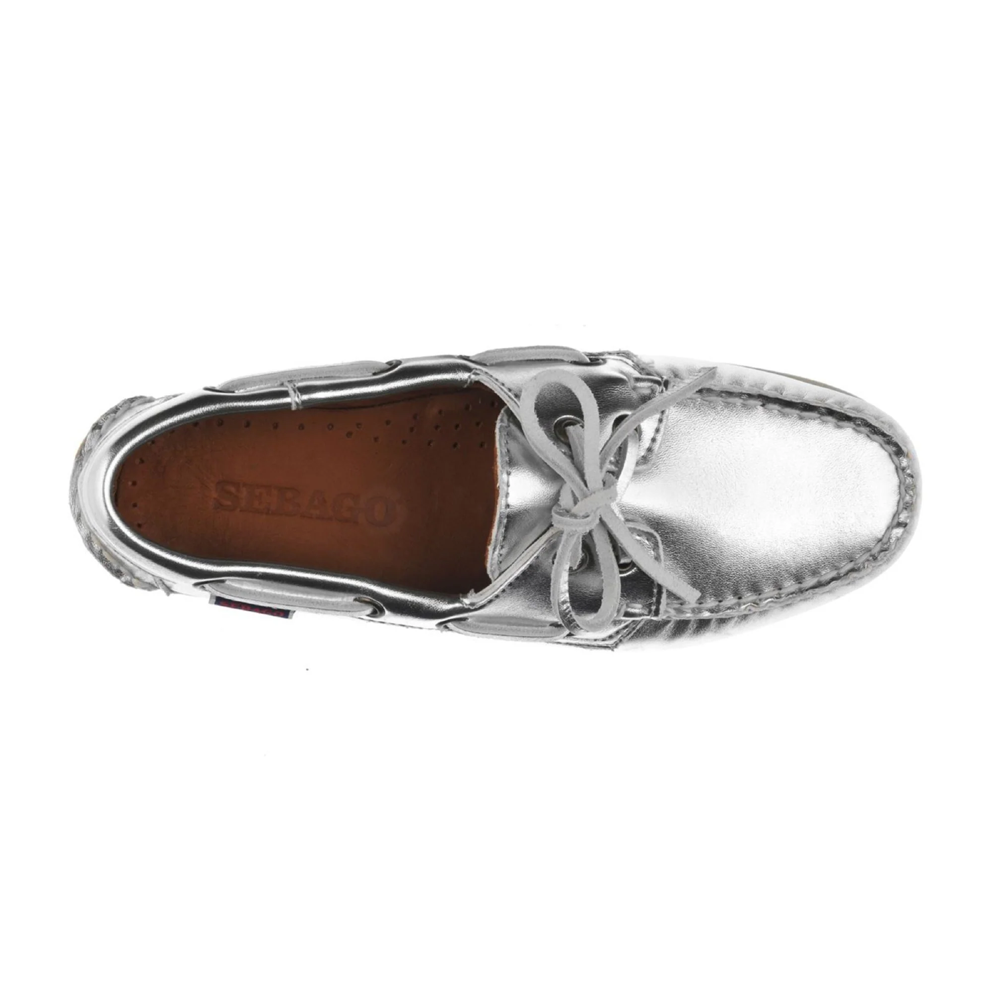 Docksides Portland Met Wmn - Silver - Image 3