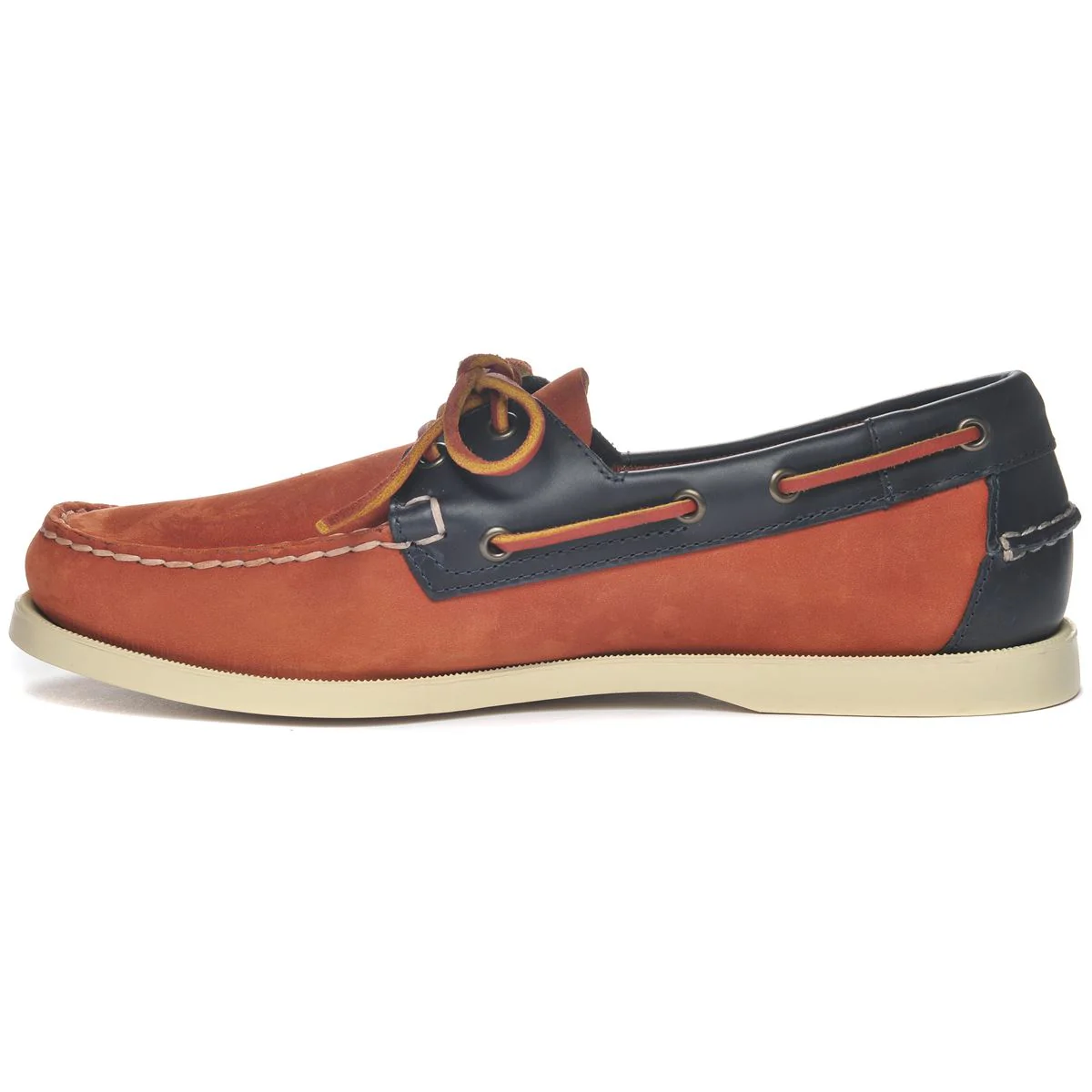 Docksides Portland Nbk Waxy - Coral Blue Navy - Image 4