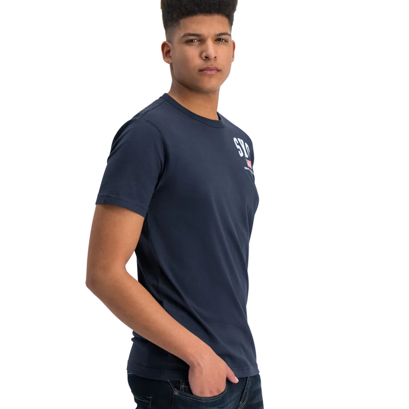 Pier Castile T-Shirt - Blue Marine - Image 3