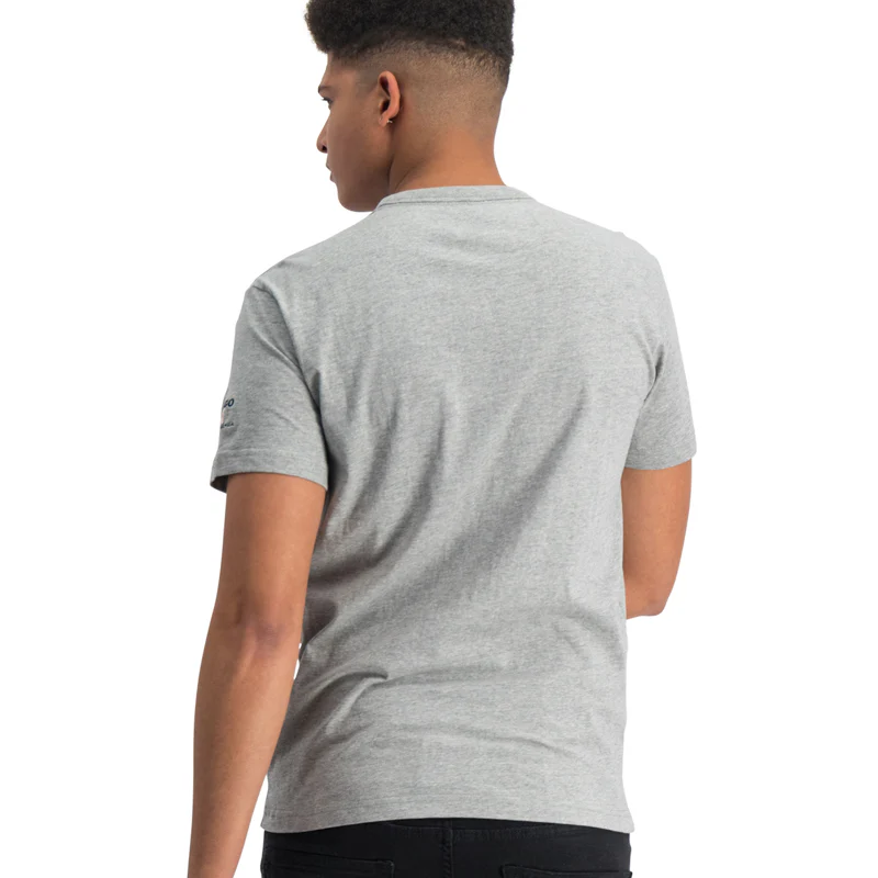 Pier Castile T-Shirt - Grey Mid Mel - Image 3